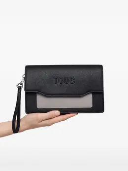 Tous Audree Saffiano embossed-panel clutch 30807302