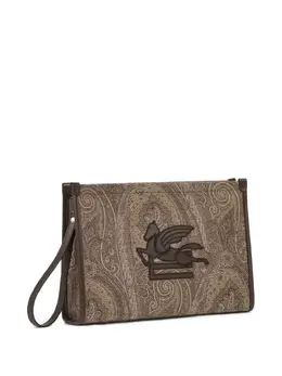 Etro paisley pegasus clutch bag 30975849