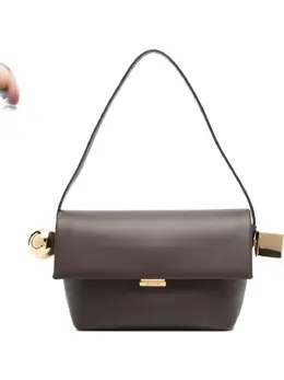 Сумка через плечо Le Rond Carre Jacquemus, коричневый 30969519 | коричневый