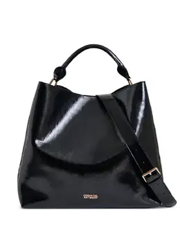 Essentiel Antwerp rolled-handle gloss shopper bag 31778935