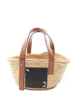Loewe 2010-2025 Studio Ghibli My Neighbor Totoro Small Raffia Dust Bunnies Basket tote bag 31473442