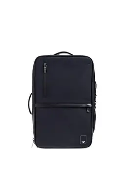 Emporio Armani logo-patch adjustable backpack 31342090