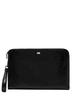 Dolce & Gabbana embossed-leather clutch bag 22054415