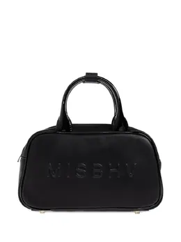 Misbhv embossed logo top-handle tote bag 31564429