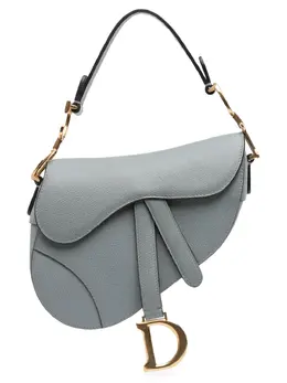 Christian Dior 2018 Mini Grained Calfskin Saddle Bag satchel 31811090