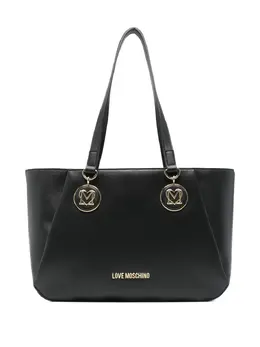 Сумка-шоппер с логотипом Love Moschino, черный 31670507 | черный