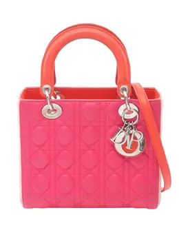 Christian Dior 2013 Medium Tricolor Lambskin Cannage Lady Dior satchel 31810791