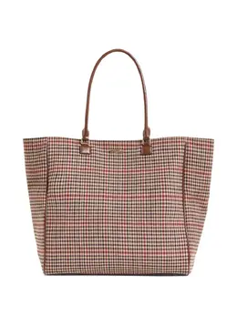Сумка через плечо Inbox с клетчатым узором Essentiel Antwerp, коричневый 31780022 | коричневый