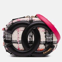 Chanel Multicolor Tweed and Lambskin Coco Midnight Camera Bag 1200930