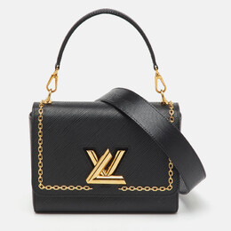 Louis Vuitton Black Epi Leather Limited Edition Twist MM Bag 1200912