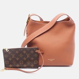 Louis Vuitton Low Key Hobo Pm Shoulder Bag M25354 Leather Brown Used Women Lv 1200348
