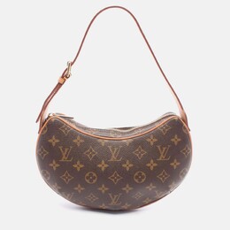Louis Vuitton Pochette Croissant Shoulder Bag M51510 Monogram Canvas Used Women 1200329
