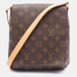 Louis Vuitton Musette Salsa Short Shoulder Bag M51258 Monogram Used Lv Brown 1200298