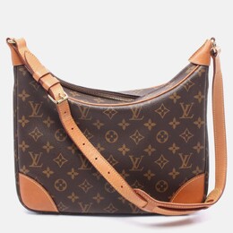 Louis Vuitton Boulogne Pm Shoulder Bag M51265 Monogram Canvas Brown Used Women 1200308