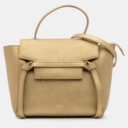Celine Gold Nano Grained Calfskin Belt Bag 1199972