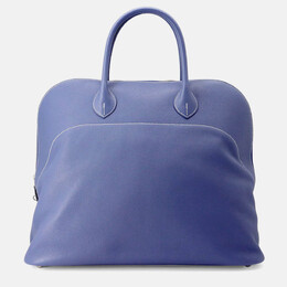 Hermes Bolide 45 Blue Brighton Taurillon Nobillo Leather Travel Bag 1200152