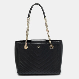 Kate Spade Black Quilted Leather Amelia Tote 1199872
