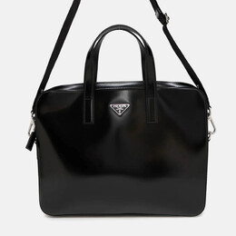 Prada 2Way Business Bag Black Brushedleather 1200136