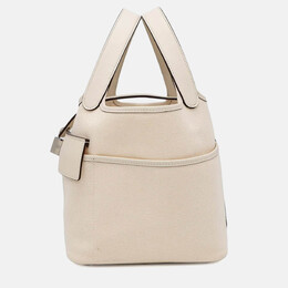 Hermes Picotin Lock Cargo 18 Nata Swift Leather Tote Bag 1200125