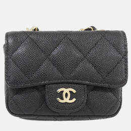Chanel Timeless Classic Black Leather Waist Bag 1199303