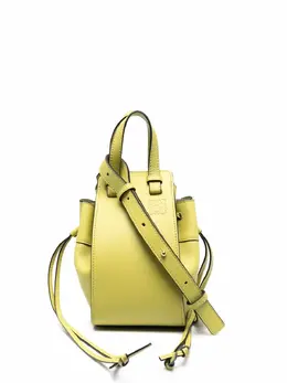 Loewe mini Hammock Anagram-embossed bucket bag 17670729