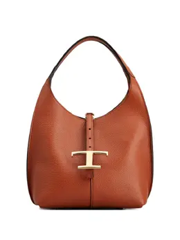 Tod's T-buckle pebble-grain tote bag 28010151