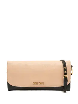 Miu Miu 2010-2025 Bicolor Leather Wallet On Chain crossbody bag 31826551