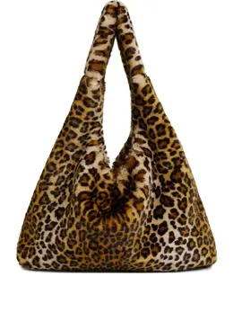 Essentiel Antwerp leopard-print shopper bag 31778965