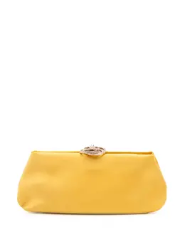 Chanel 2011 Satin Crystal Camellia Evening Frame clutch bag 31826891