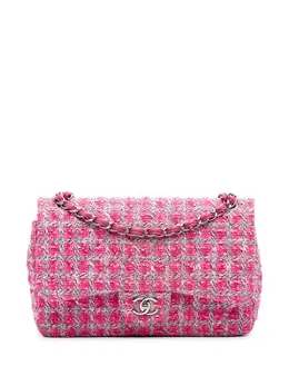 Chanel 2014 Jumbo Classic Tweed Double Flap shoulder bag 31827895