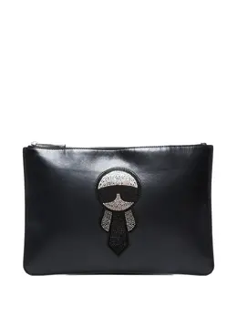 Fendi 2010-2020s Karlito crystal clutch bag 31806553