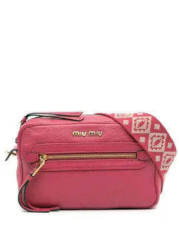 Miu Miu 2010-2025 Goatskin Madras Camera Bag crossbody bag 31828037
