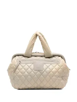 Chanel 2009-2010 Medium Nylon Coco Cocoon Bowling Bag tote bag 31826665