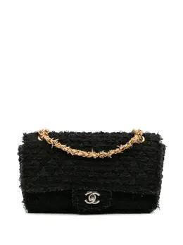 Chanel 2009-2010 Medium Classic Tweed Single Flap shoulder bag 31826805