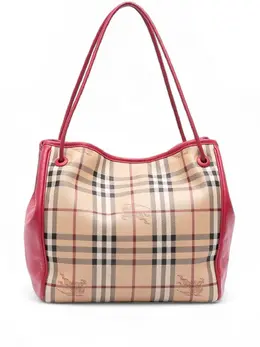 Burberry 2000-2017 Small Haymarket Check Coated Canvas Canterbury tote bag 31828191