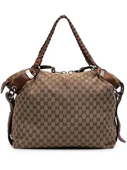 Gucci 2016-2025 Large GG Canvas Bamboo Bar tote bag 31828153