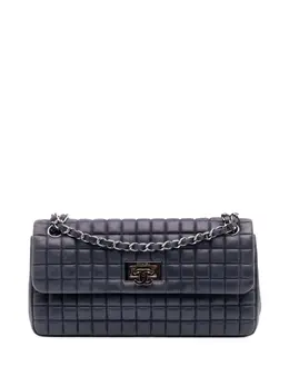 Chanel 2014-2015 Chocolate Bar Iridescent Calfskin Bubble Flap shoulder bag 31826490