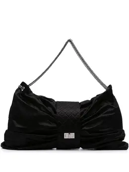 Chanel 2008-2009 Large Satin Bow Mademoiselle Shoulder Bag tote bag 31826754