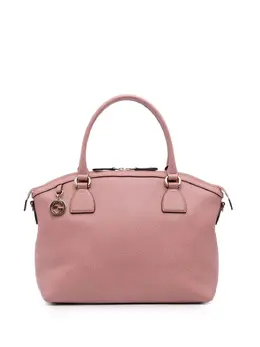 Gucci 2016-2025 Medium Leather GG Charm Dome satchel 31816354