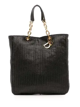 Christian Dior 2008 Large Woven Lambskin Lady Dior Soft Shopping tote bag 31826543