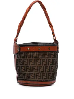 Fendi 2000-2010 Zucca Canvas Palazzo bucket bag 31827402