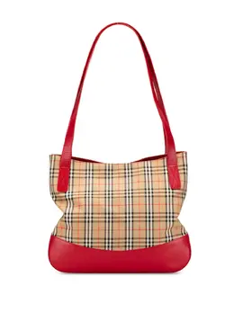 Burberry 20th Century Haymarket Check Canvas tote bag 31825528