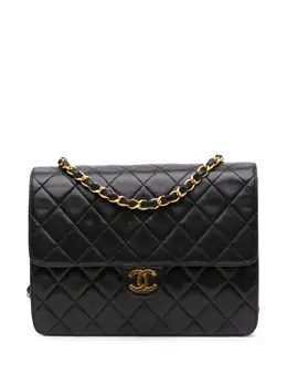 Chanel 1996-1997 Small CC Quilted Lambskin Half Single Flap shoulder bag 31827845