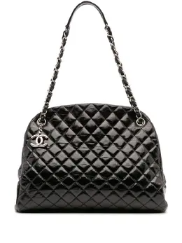 Chanel 2011 Large Aged Calfskin Just Mademoiselle Bowling Bag tote bag 31827839