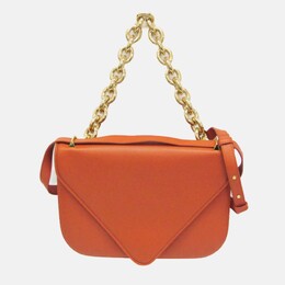 Bottega Veneta Mount Orange Leather Shoulder Bag 1201740