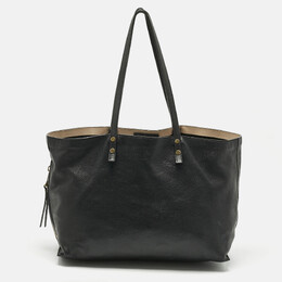 Chloe Chloé Black Leather Dylan Shopper Tote 1201038