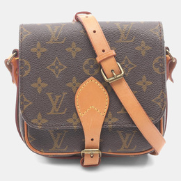 Louis Vuitton Cartouchiere Pm Shoulder Bag Monogram Canvas Leather 1196590