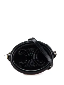 Celine 2021 Small Calfskin Cuir Triomphe Oval crossbody bag 31825597