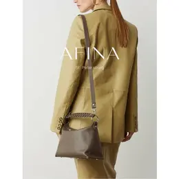 Сумка хобо Afina, фактура зернистая, коричневый 4542543108