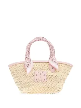 Amiri-Borsa Tote In Rafia-Donna 52398810169684